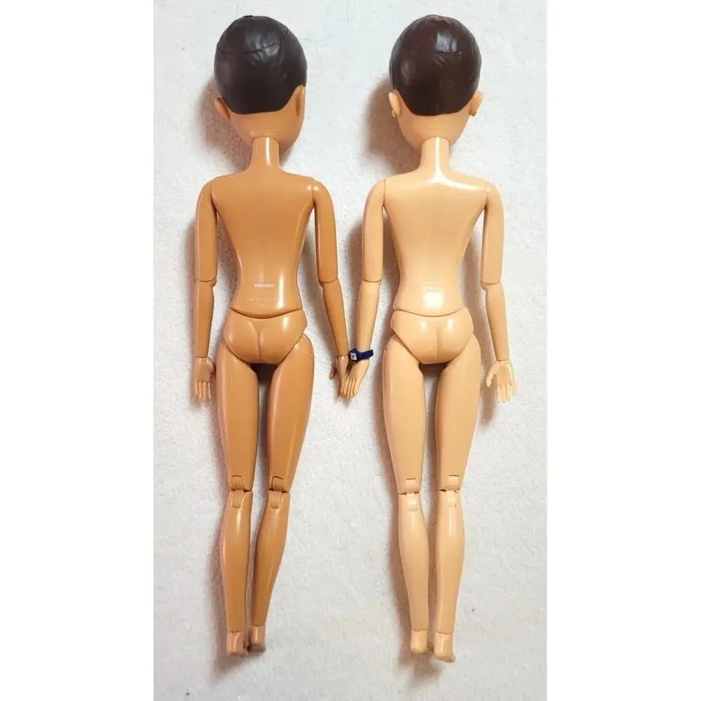 Vtg 2009 Spin Master Liv Dolls Sophie Alexis Lot Bald Nude Wave 1 Articulated